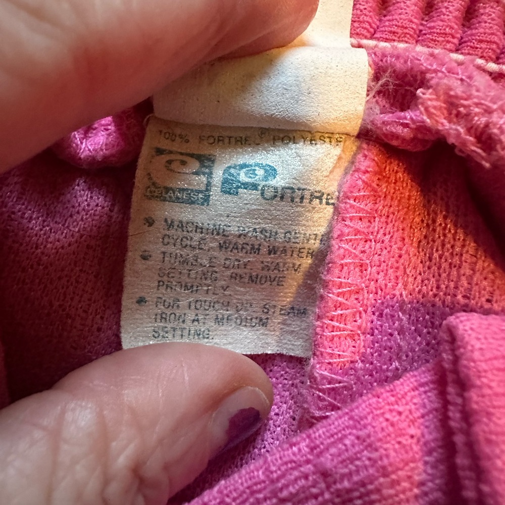 Vintage 1970s Pink Wide-Leg Pants - Picture 9 of 10